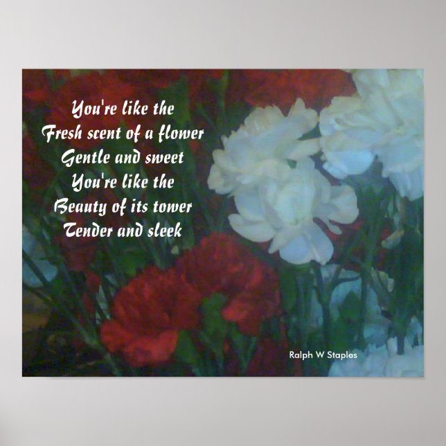 affiches de poème romantique (Devant)