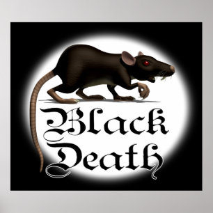 Affiches de rat de la mort noire