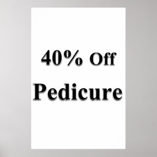 Affiches de salon de coiffure 40% de réduction Péd