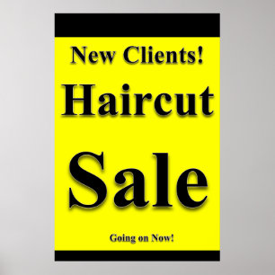 Affiches de salon de coiffure pour hommes Soldes C