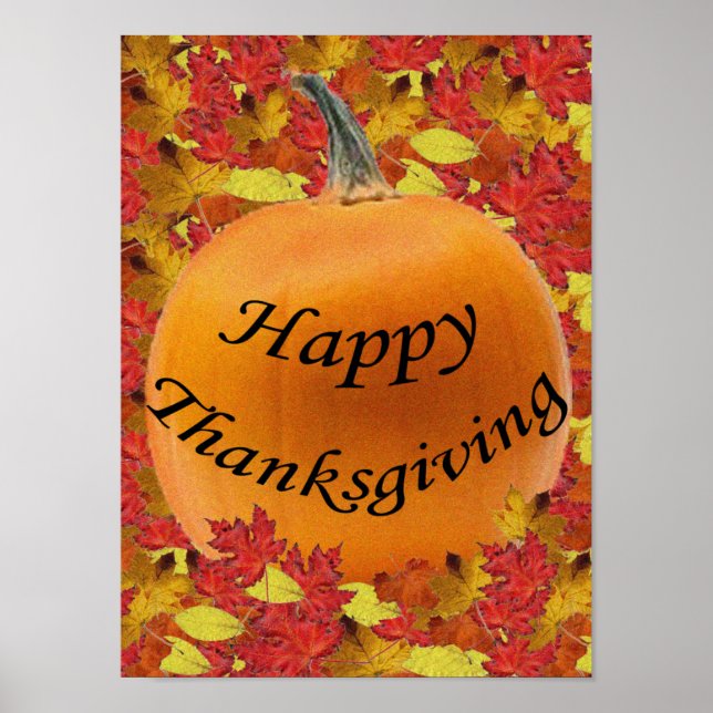 Affiches de Thanksgiving (Devant)