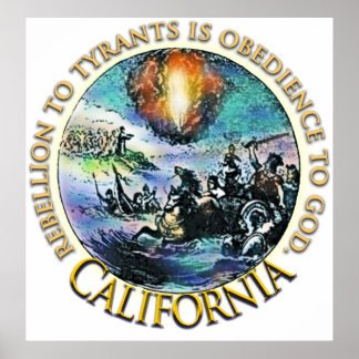 Affiches de thé de la Californie