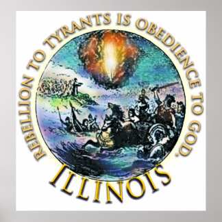 Affiches de thé de l'Illinois