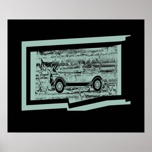 Affiches de voiture Vintage (Devant)