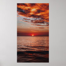 affiches de zazzle ciel mer soleil impressions 