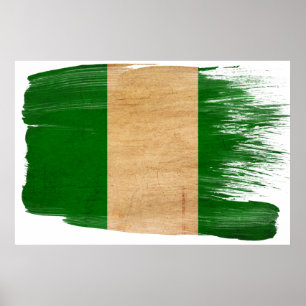 Affiches du drapeau nigérian