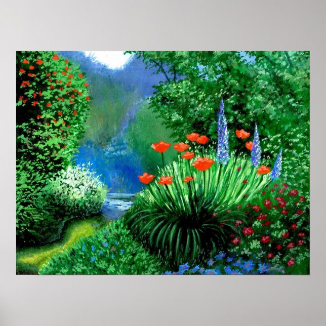 Affiches du jardin de printemps (Devant)