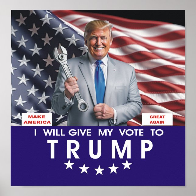 AFFICHES ÉLECTORALES TRUMP (Devant)
