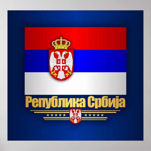 Affiches et impressions de "Serbian Pride" (Devant)