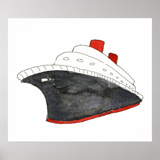 Affiches et impressions des navires de croisière (Devant)