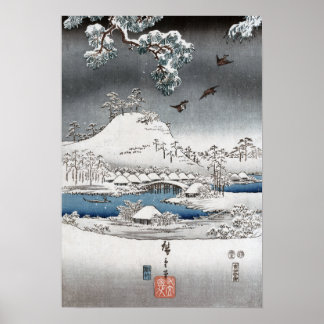 Affiches et impressions du paysage de neige