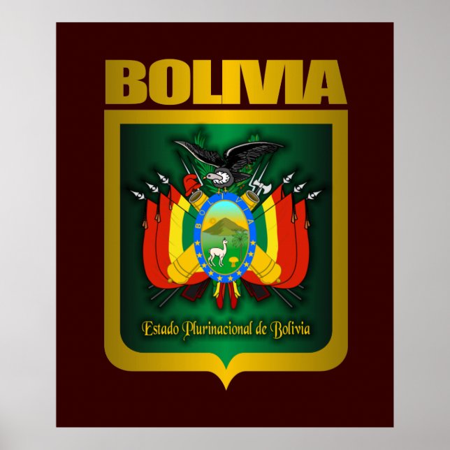 Affiches et imprimés "Gold Bolivie" (Devant)