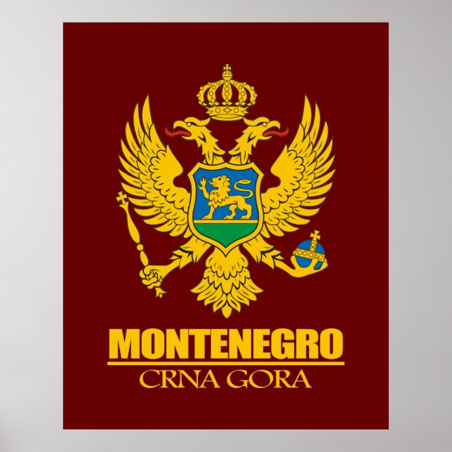 Affiches et imprimés "Monténégro COA" (Devant)