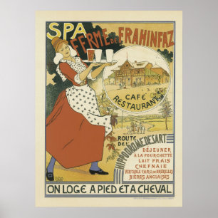 Affiches françaises vintages - restaurant