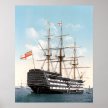 Affiches HMS Victory 16" x 20"