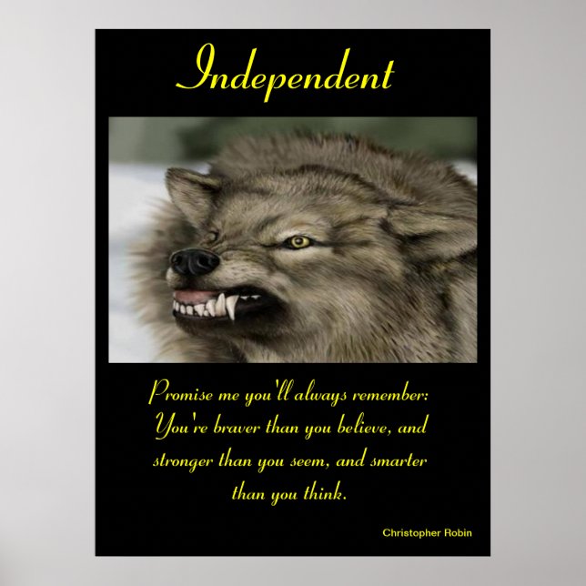 Affiches indépendantes Animal 30 (Devant)