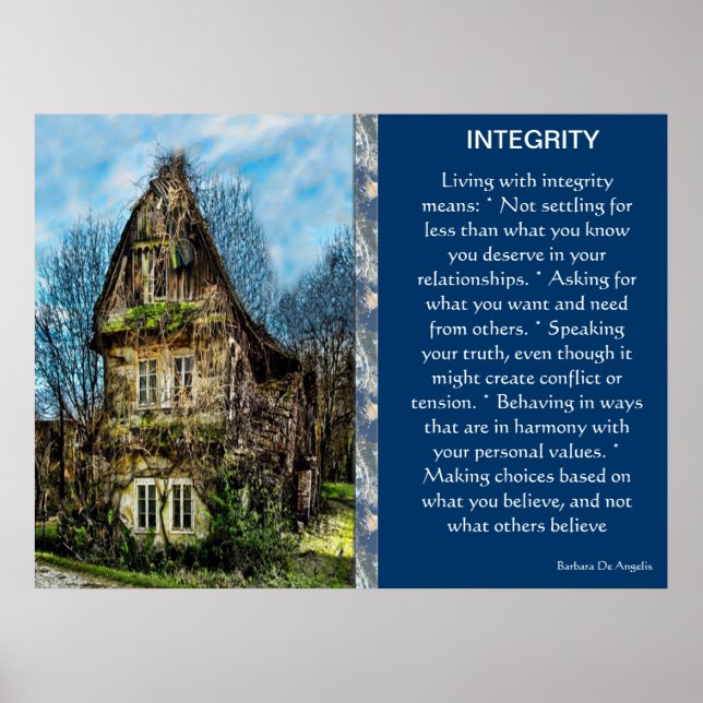Affiches INTEGRITY (Devant)
