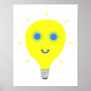 Affiches murales d'ampoule