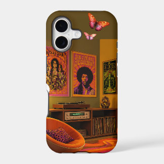 Affiches Rétro Hendrix+Zeppelin au Mur Résistant