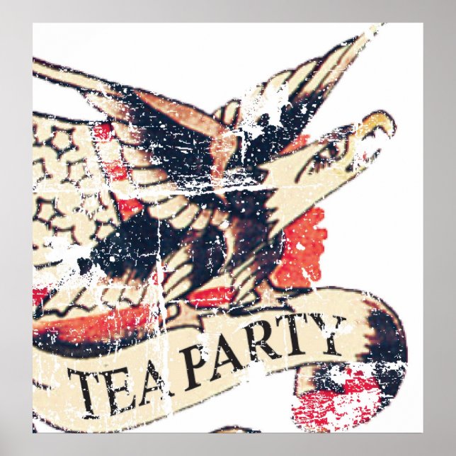 Affiches vintages de la Tea Party (Devant)