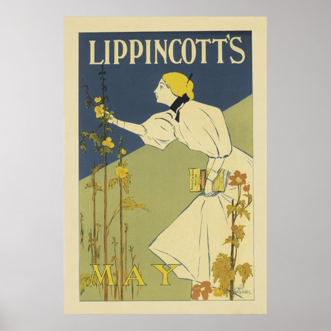 Affiches vintages - Lippincott's (Devant)