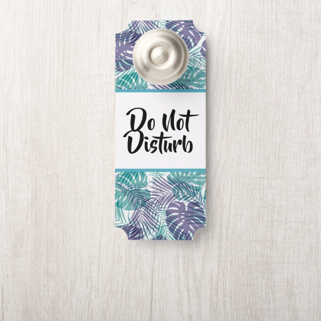 Affichette de porte (Sur le bouton)