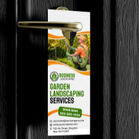 Aménagement paysager de jardin orange et vert Tont