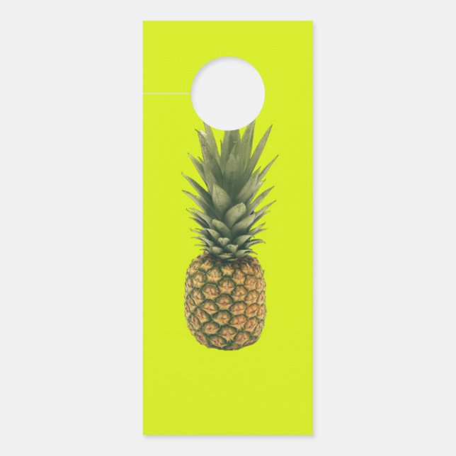 Affichette De Porte Ananas doux (Devant)