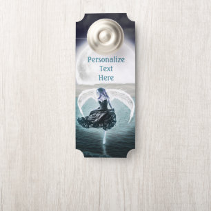Affichette De Porte Angel Wings Salle de Pleine lune Océane