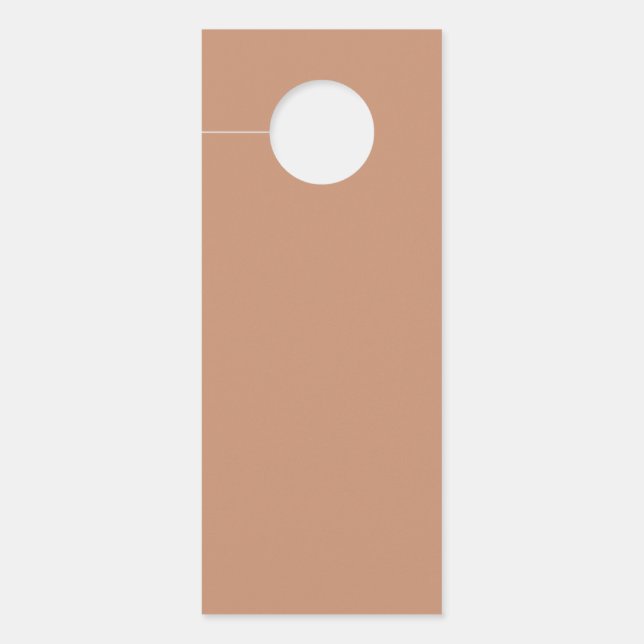 Affichette De Porte Antique laiton (Devant)