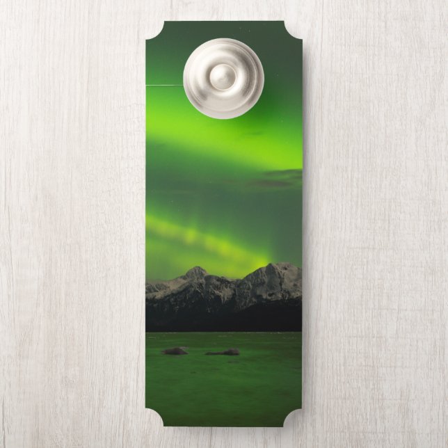 Affichette De Porte Aurora puissant (Sur le bouton)