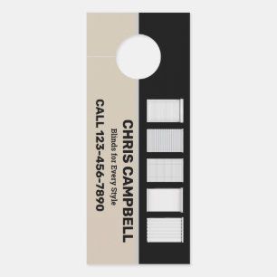 Affichette De Porte Aveugle de fenêtre