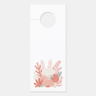 Affichette De Porte Barrière de corail côtière/nautique
