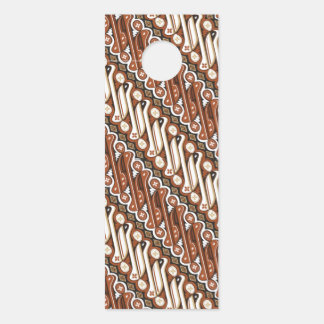 Affichette De Porte Batik indonésien motif