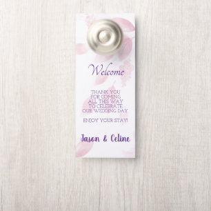Affichette De Porte Bienvenue et ne pas déranger l'Affichette de porte