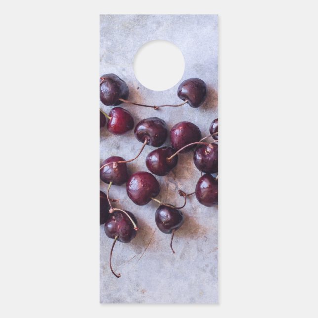 Affichette De Porte Cerises (Devant)