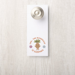 Affichette De Porte Chut... Le Mandrake Dort