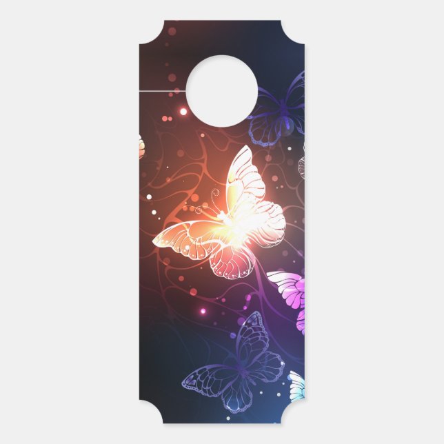 Affichette De Porte Clowing Night Butterflies (Devant)
