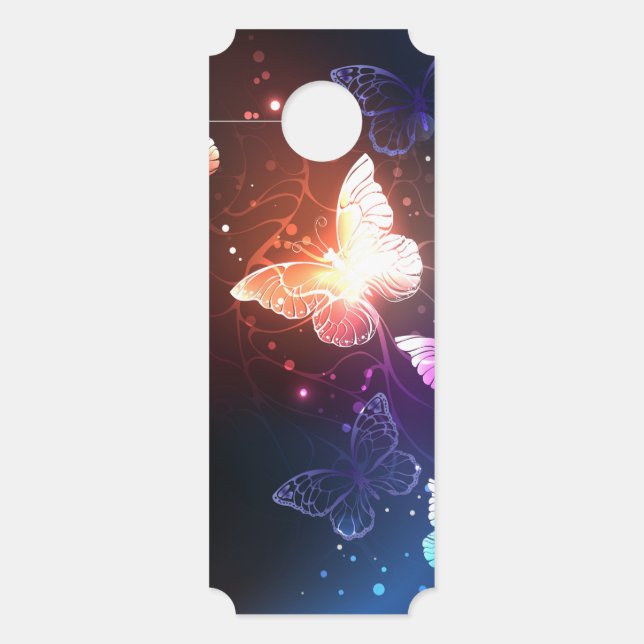 Affichette De Porte Clowing Night Butterflies (Devant)