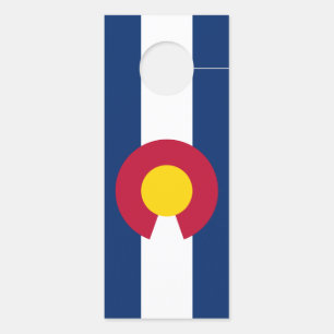 Affichette De Porte Colorado : Le drapeau américain du centenaire