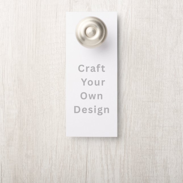 Affichette De Porte Créez le vôtre | Porte-étiquette personnalisé 10,8 (Sur le bouton)