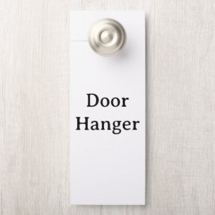 Affichette De Porte Créez Votre Propre Grande Norme Personnalisée Simp