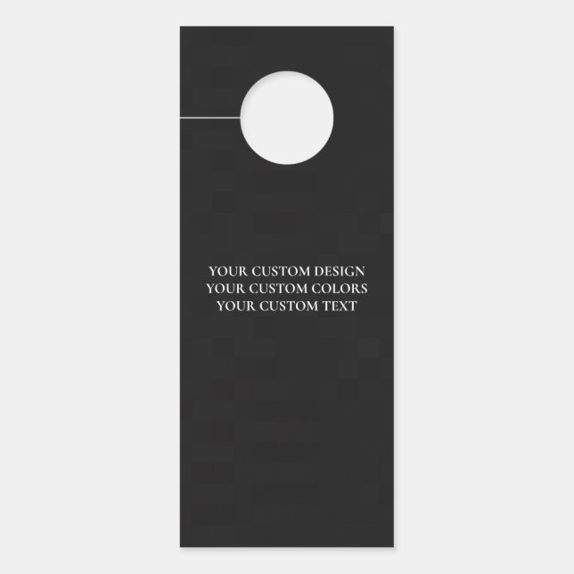 Affichette De Porte Créez votre propre personnalisation (Devant)