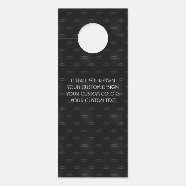 Affichette De Porte Créez votre propre personnalisation (Devant)