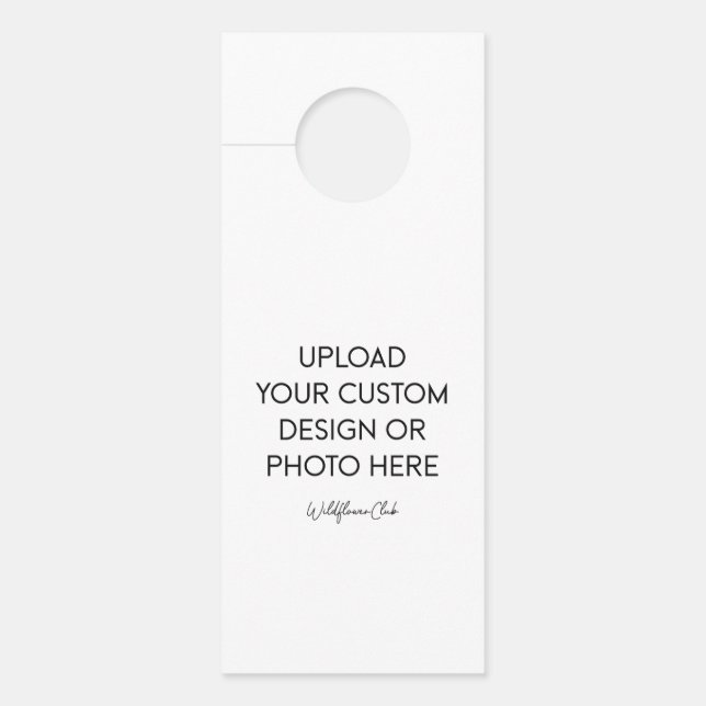 Affichette De Porte Custom Door Hanger Card (Devant)
