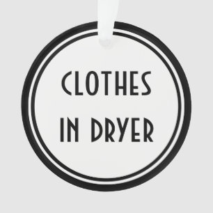 Affichette de porte de buanderie de ~ d'art déco