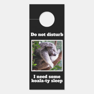 Affichette de porte de Koala-ty Sleep