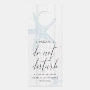 Affichette de porte De Mariage De Plage Ne Disturb