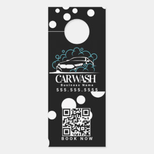 Affichette De Porte Détail de lavage de voiture mobile C Porte pendais
