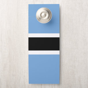 Affichette De Porte Drapeau du Botswana